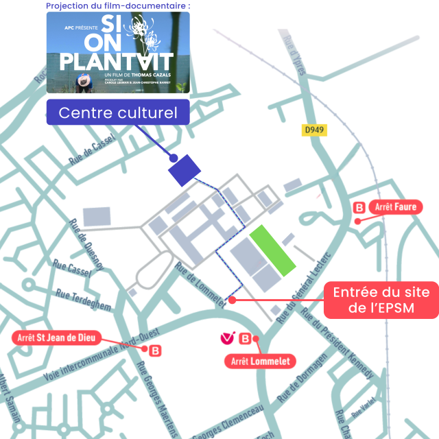 👉 Plan d'accès jusqu'au centre culturel !