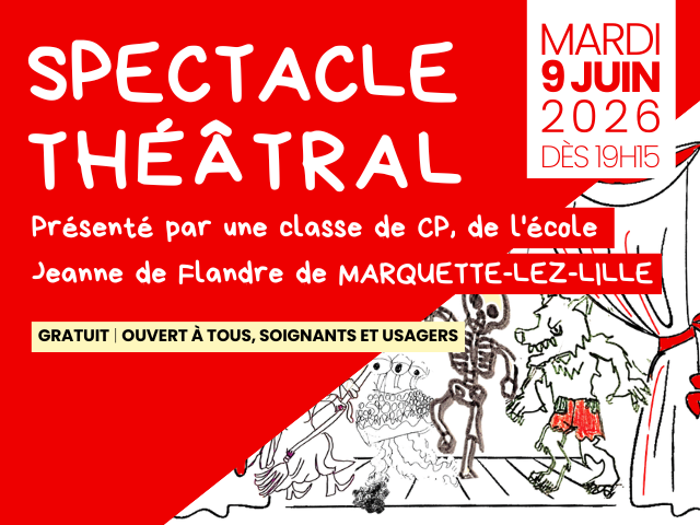 Spectacle théâtral "Le bal des monstres" : une classe de CP sur scène au centre culturel de Lommelet